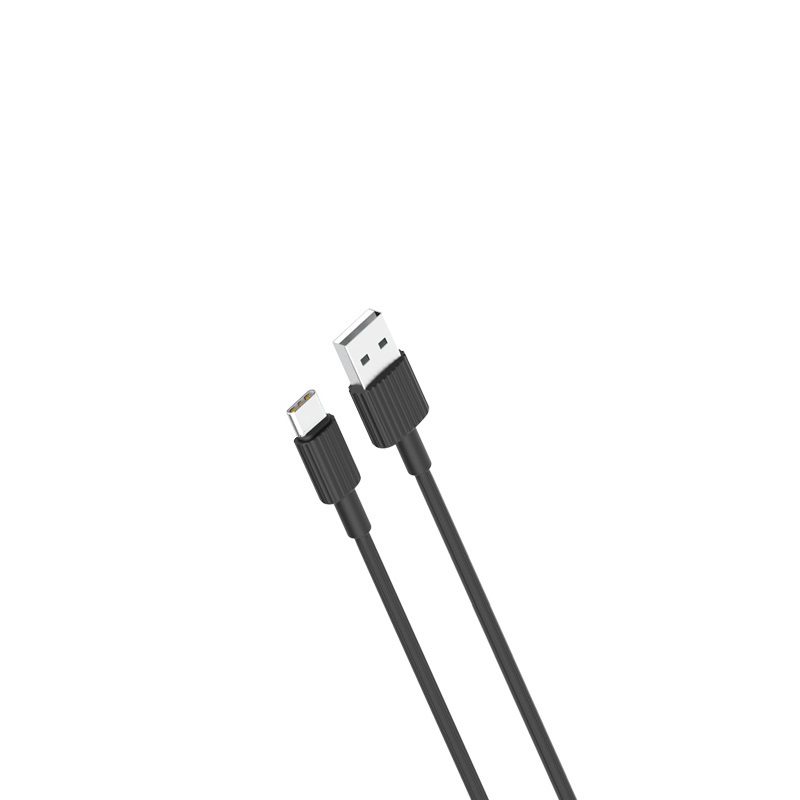 XO-kabel NB156 USB – USB-C 1,0 m 2,4A svart