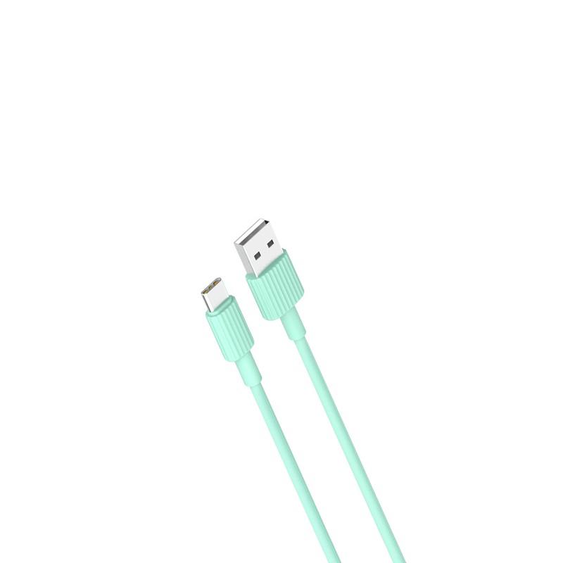 XO cable NB156 USB – USB-C 1,0 m 2,4A green