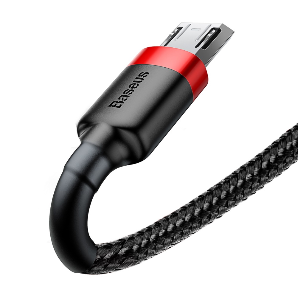 Baseus cable Cafule USB – microUSB 2,0 m 1,5A black-red