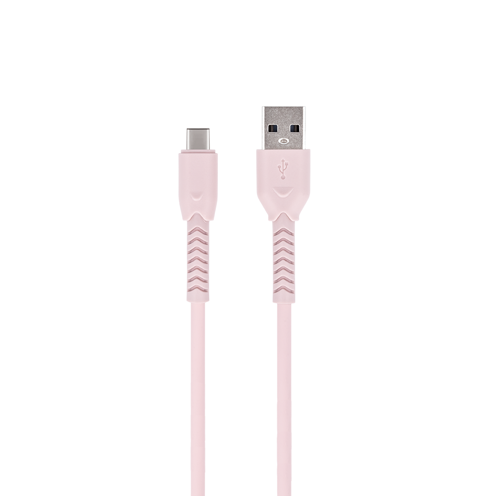 Maxlife MXUC-04 cable USB – USB-C 1,0 m 3A pink