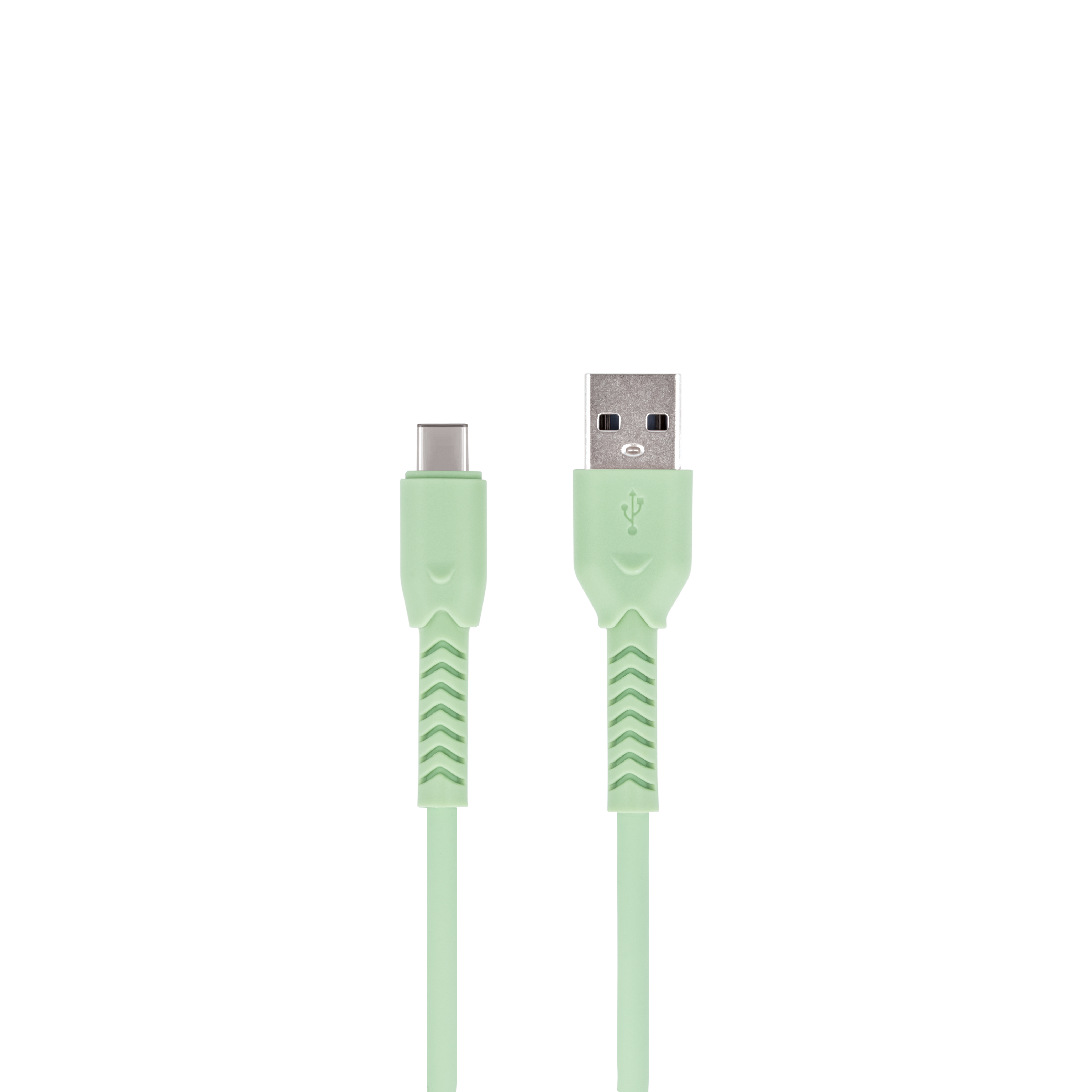 Maxlife MXUC-04 cable USB – USB-C 1,0 m 3A green