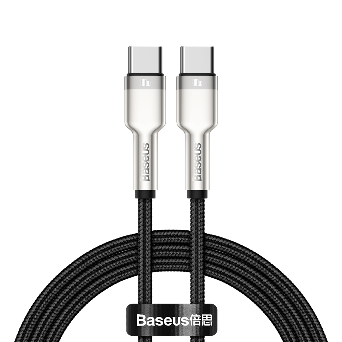 Baseus cable Cafule Metal PD USB-C – USB-C 1,0 m black 100W