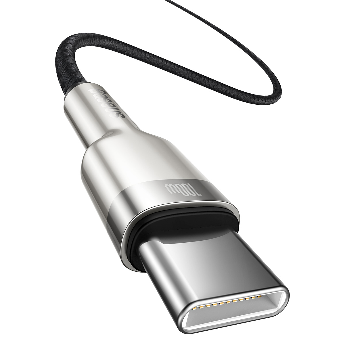 Baseus cable Cafule Metal PD USB-C – USB-C 2,0 m black 100W