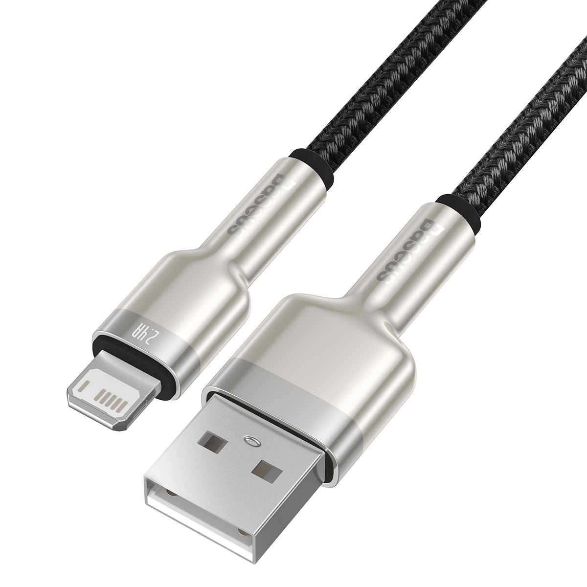 Baseus cable Cafule Metal USB – Lightning 0,25 m 2,4A black