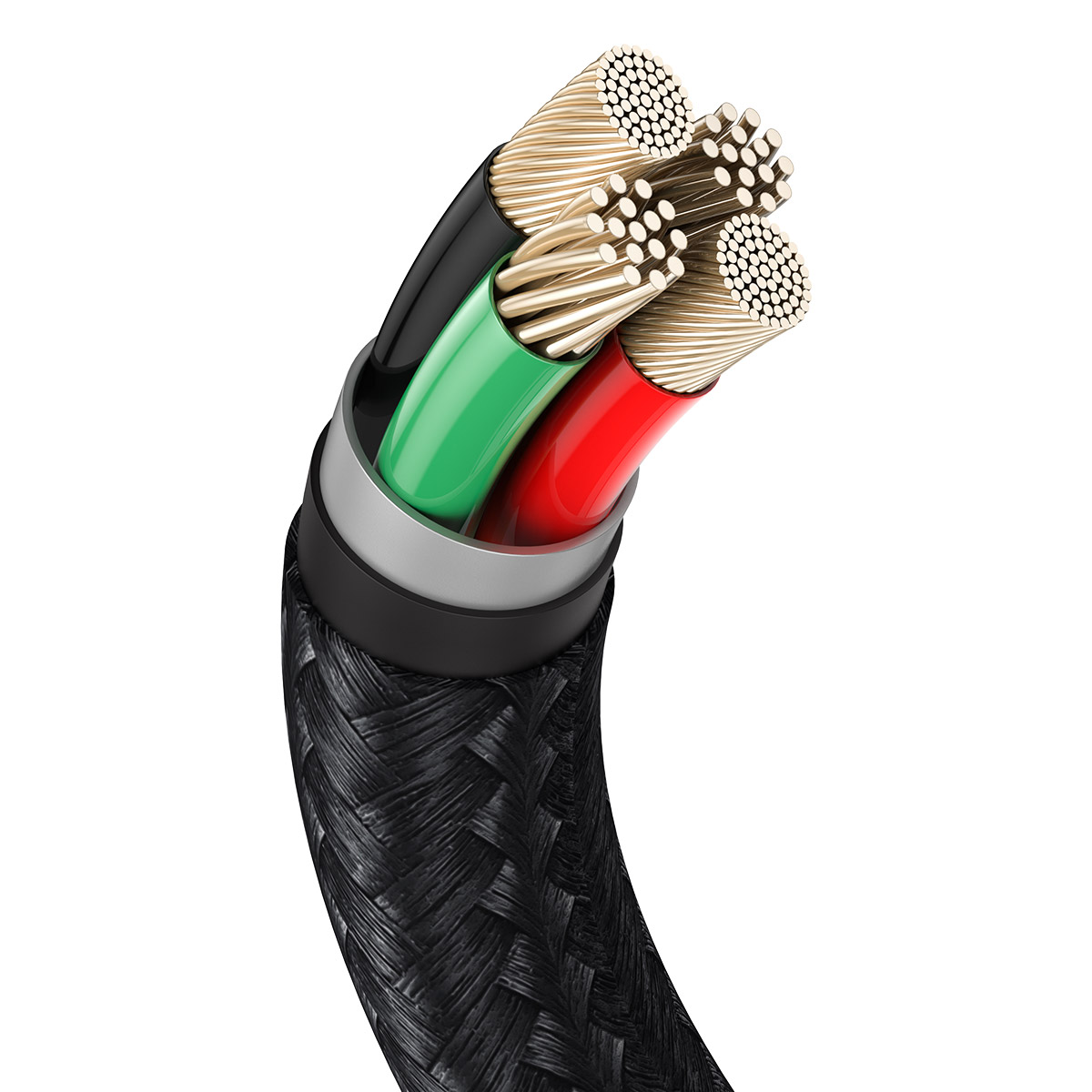 Baseus cable Cafule Metal USB – Lightning 0,25 m 2,4A black