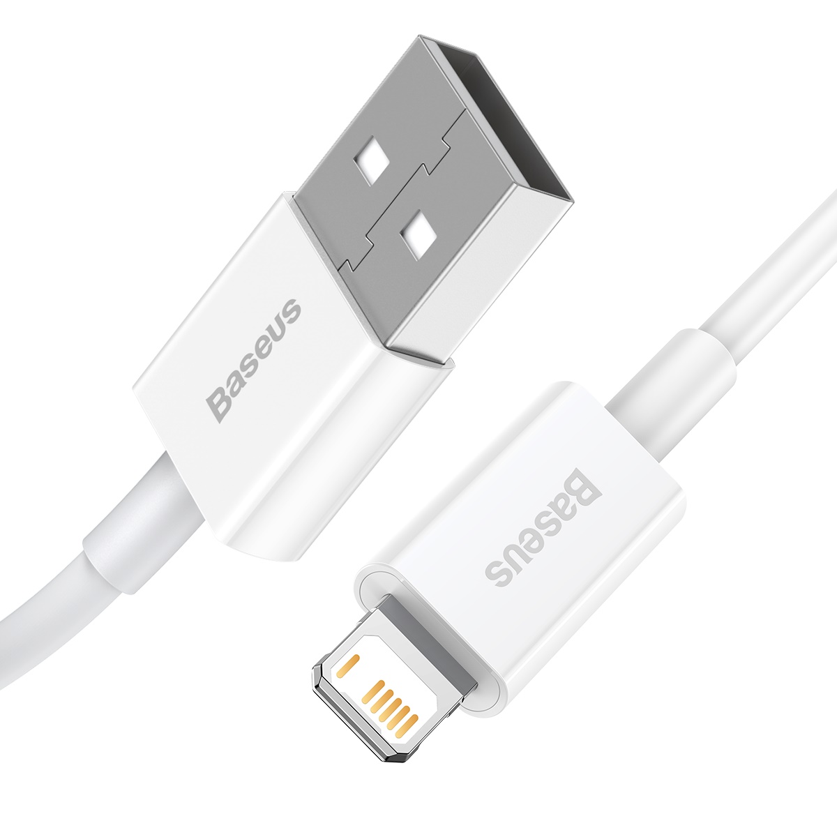Baseus cable Superior USB – Lightning 1,0 m 2,4A white