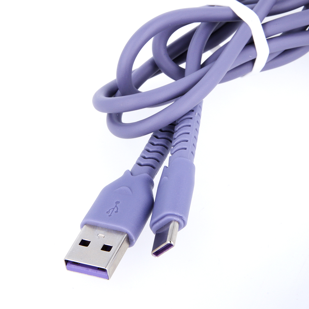 Maxlife MXUC-04 cable USB – USB-C 1,0 m 3A purple