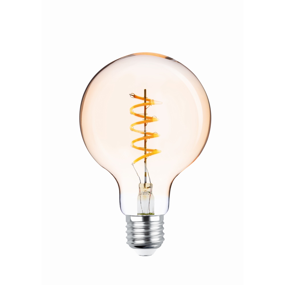 Fsl Ampoule Led Filament spiral - Vintage - E27 4W - 2000K - G95 à