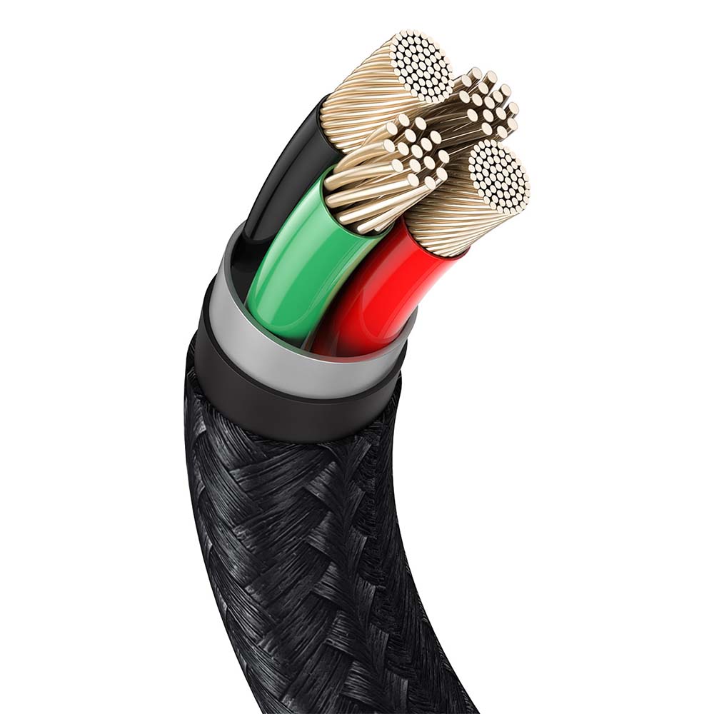 Baseus cable Cafule Metal USB – Lightning 1,0 m 2,4A black