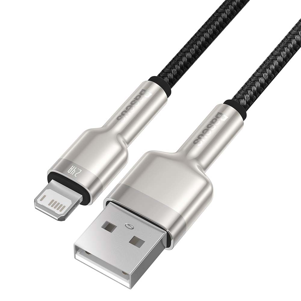 Baseus cable Cafule Metal USB – Lightning 1,0 m 2,4A black