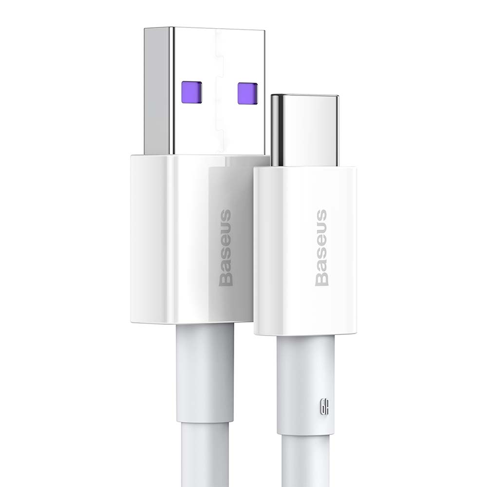 Baseus cable Superior USB – USB-C 2,0 m white 66W