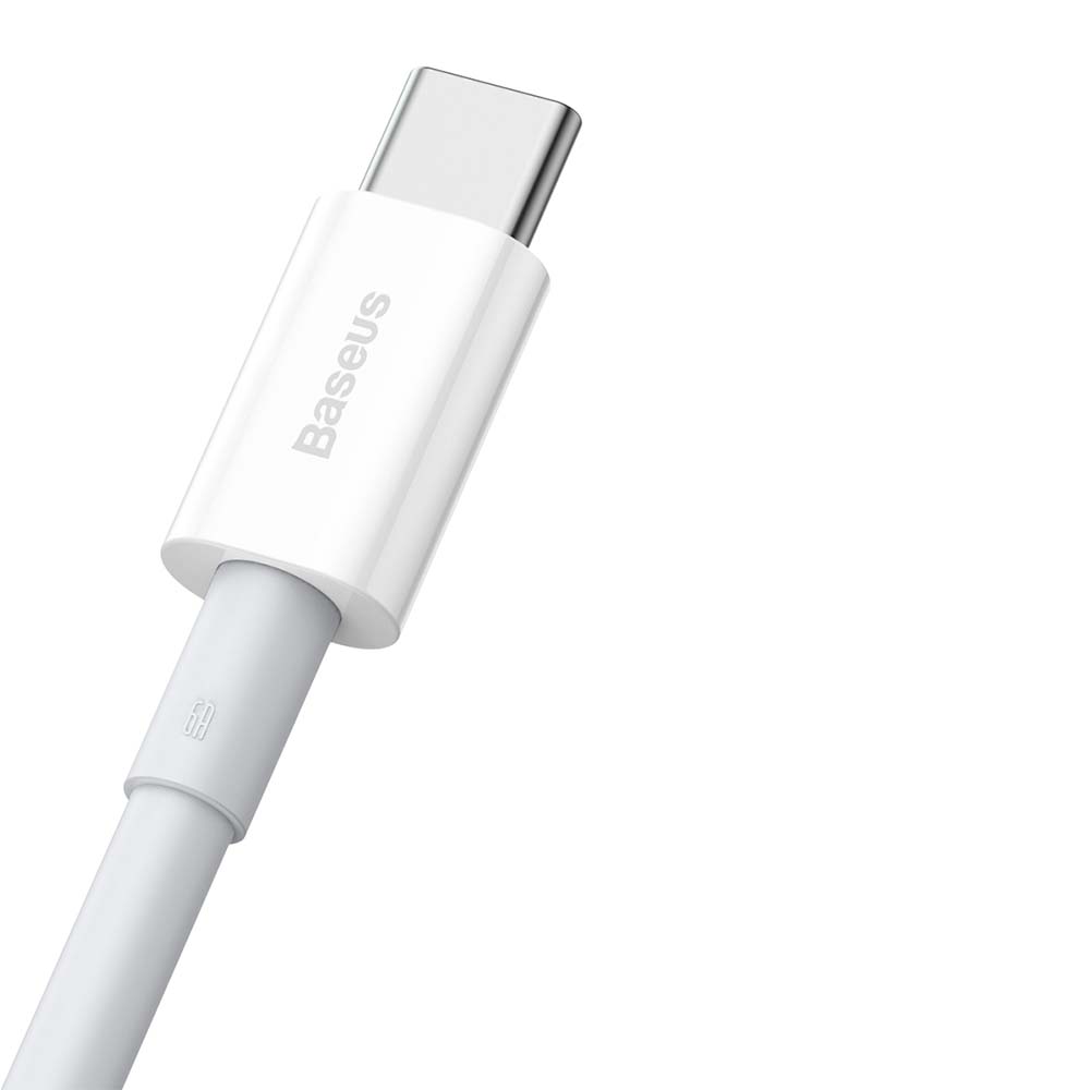 Baseus cable Superior USB – USB-C 2,0 m white 66W