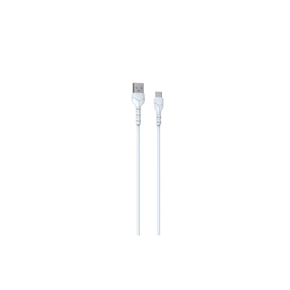Devia cable Kintone V2 EC305 USB – USB-C 1,0 m 2,1A white set 30 pcs