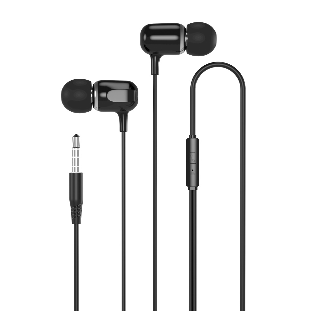 XO wired earphones EP31 jack 3 5mm black