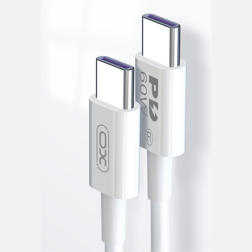 XO cable NB-Q190A PD USB-C – USB-C 1,0m 60W white