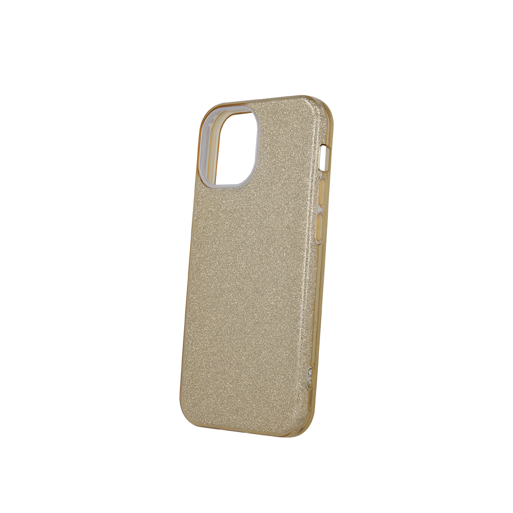 Glitter 3in1 case for iPhone 13 Mini 5,4″ gold