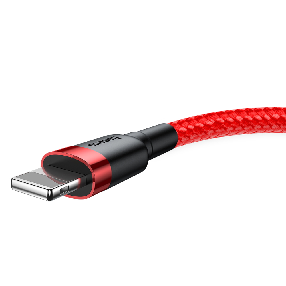 Baseus cable Cafule USB – Lightning 2,0 m 1,5A red-red