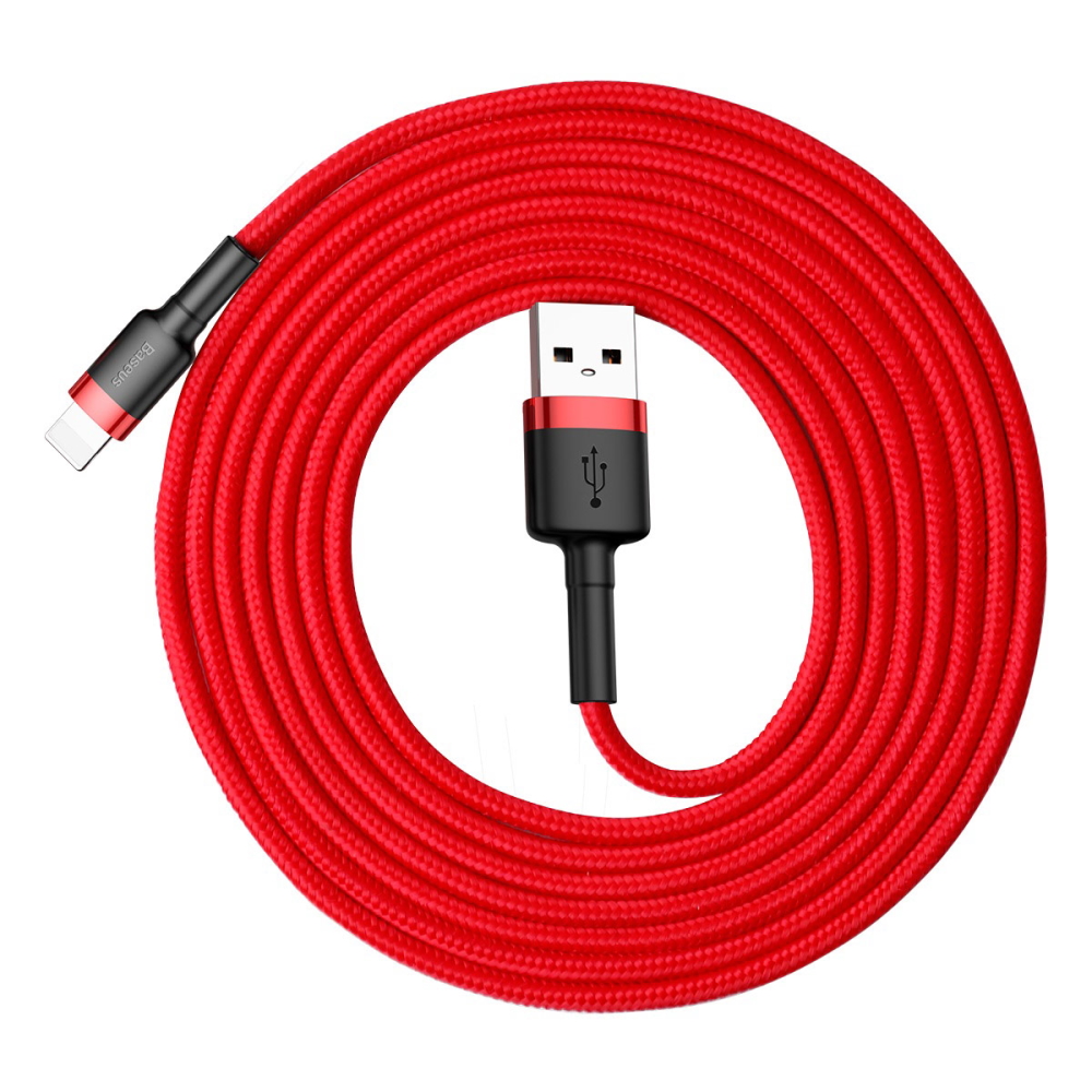 Baseus cable Cafule USB – Lightning 2,0 m 1,5A red-red