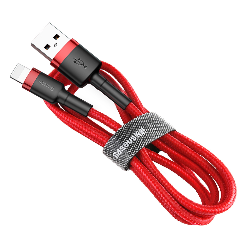 Baseus cable Cafule USB – Lightning 2,0 m 1,5A red-red