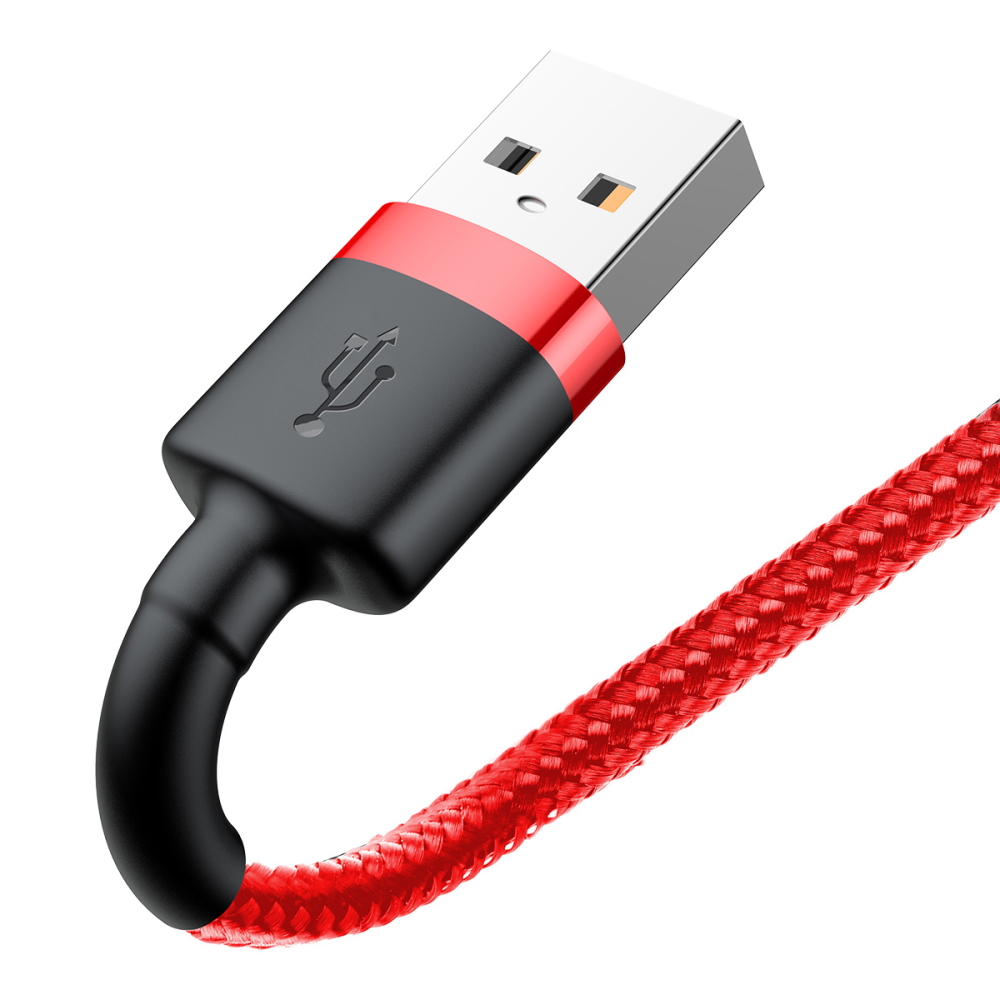 Baseus cable Cafule USB – Lightning 2,0 m 1,5A red-red