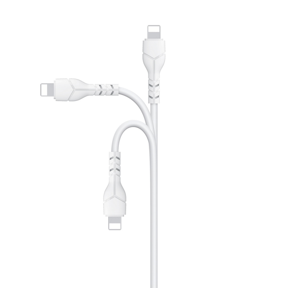 Devia cable Kintone EC143 USB – Lightning 1,0 m 2,1A white