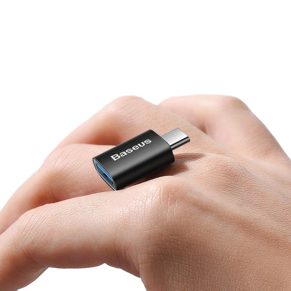 Baseus adapter Ingenuity USB-C to USB-A 3.1 black OTG