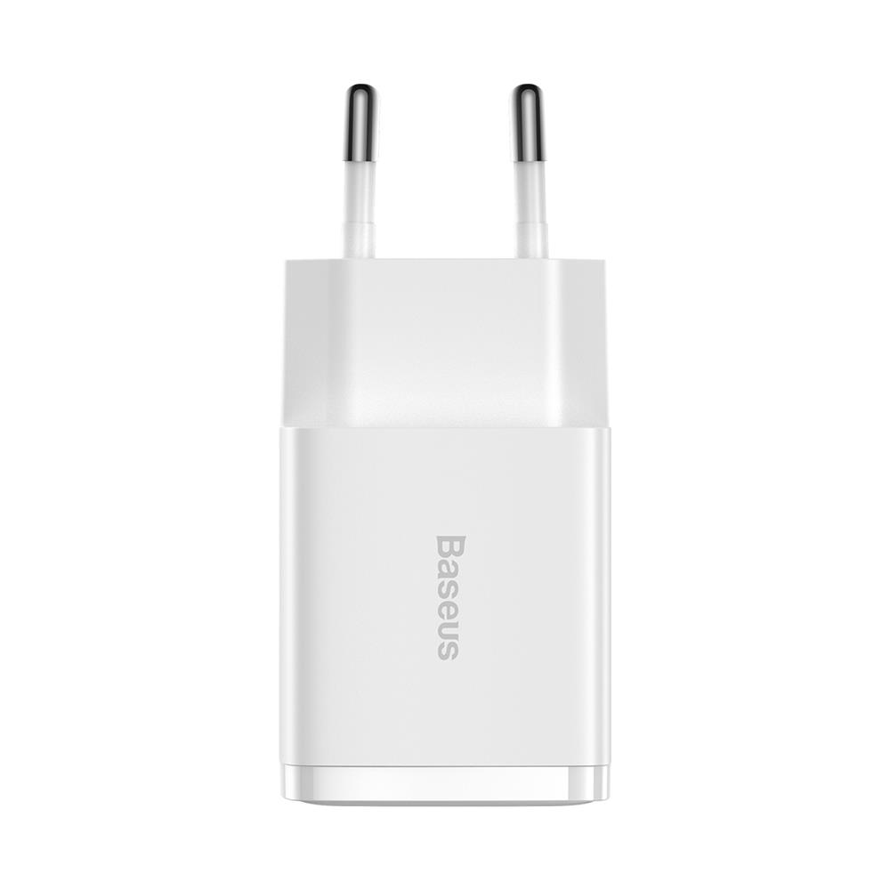 Baseus wall charger Compact 2 x USB white 10,5w