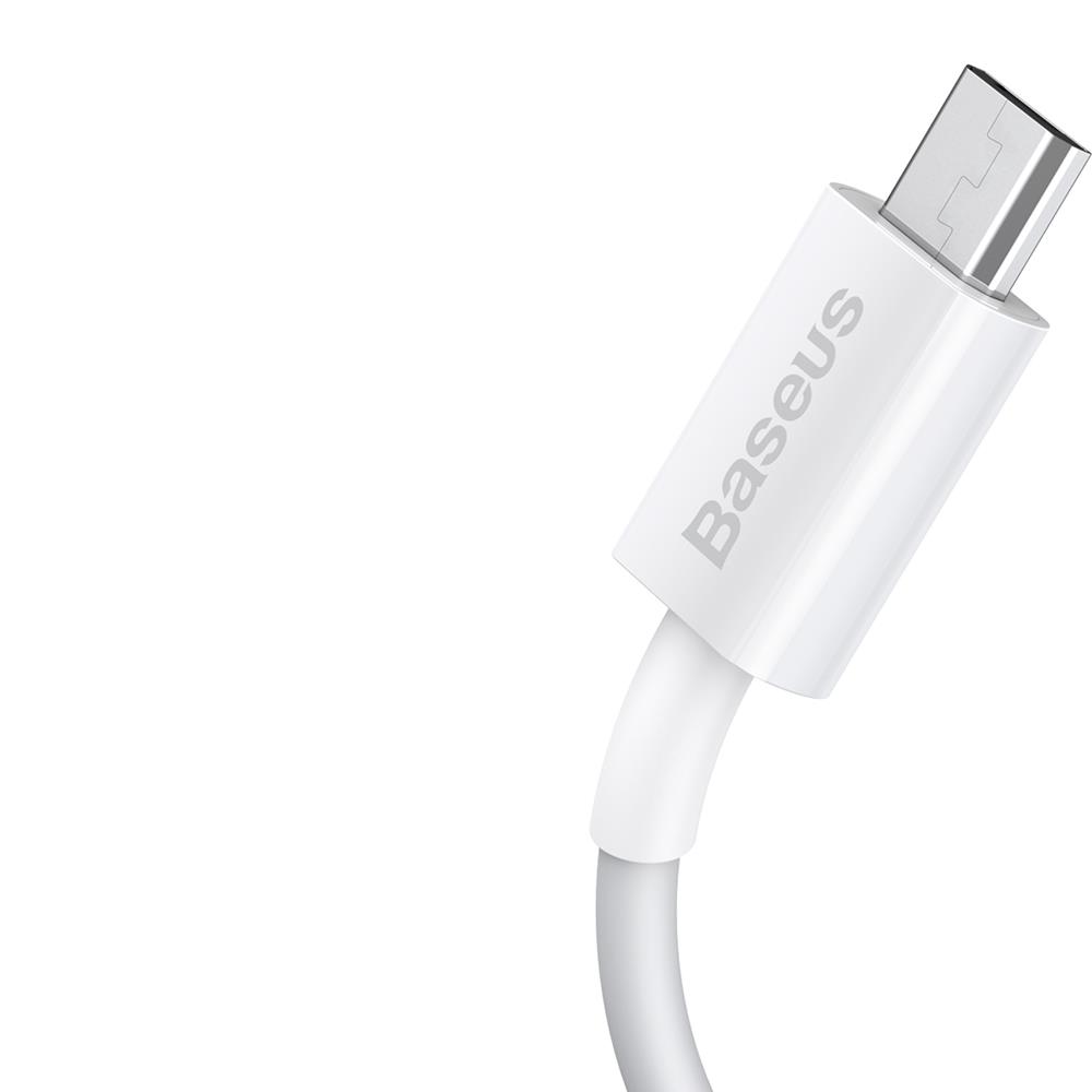 Baseus cable Superior USB – microUSB 2,0 m 2,0A white