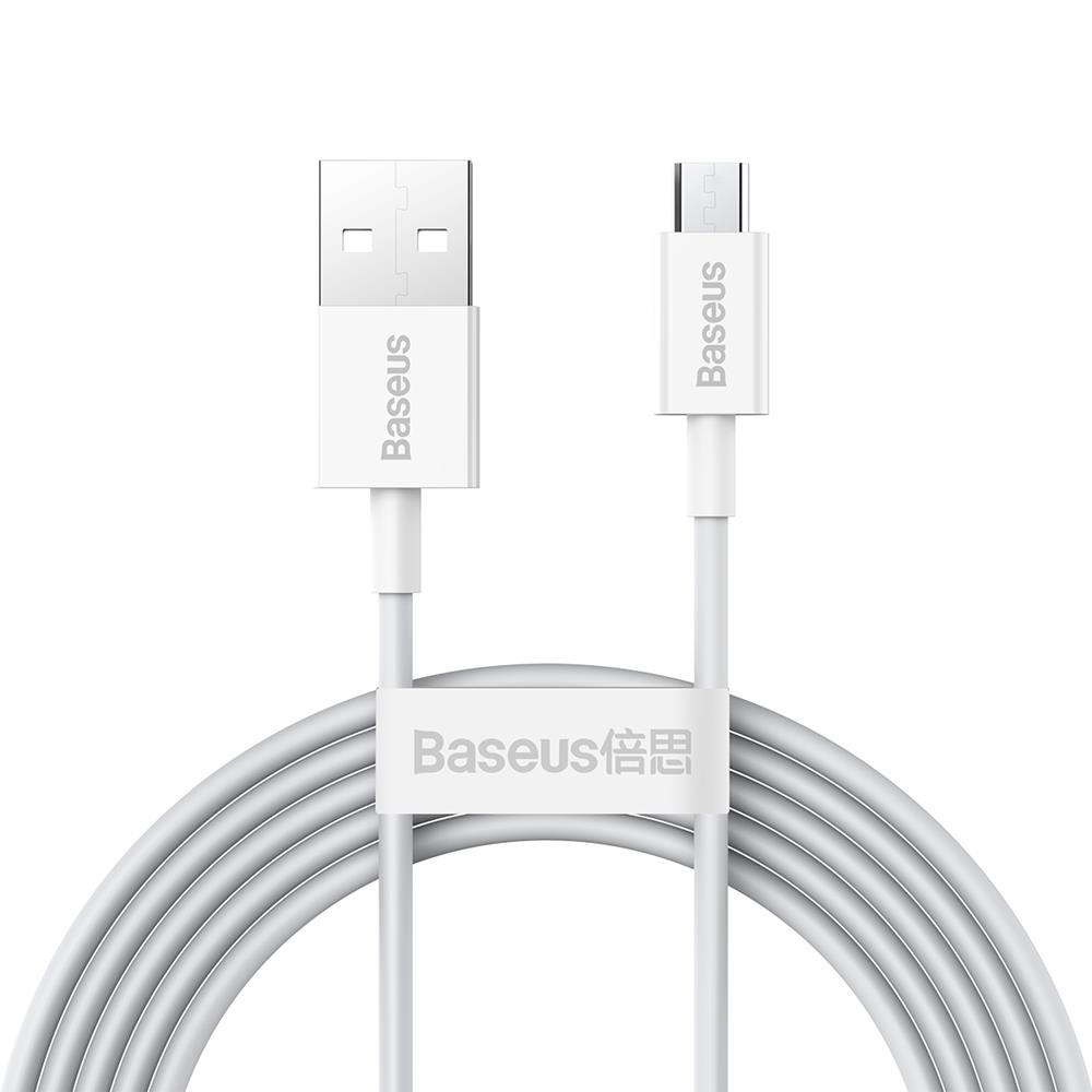 Baseus cable Superior USB – microUSB 2,0 m 2,0A white
