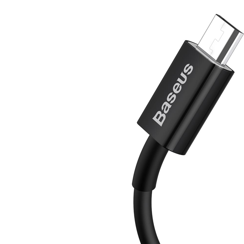 Baseus cable Superior USB – microUSB 2,0 m 2,0A black