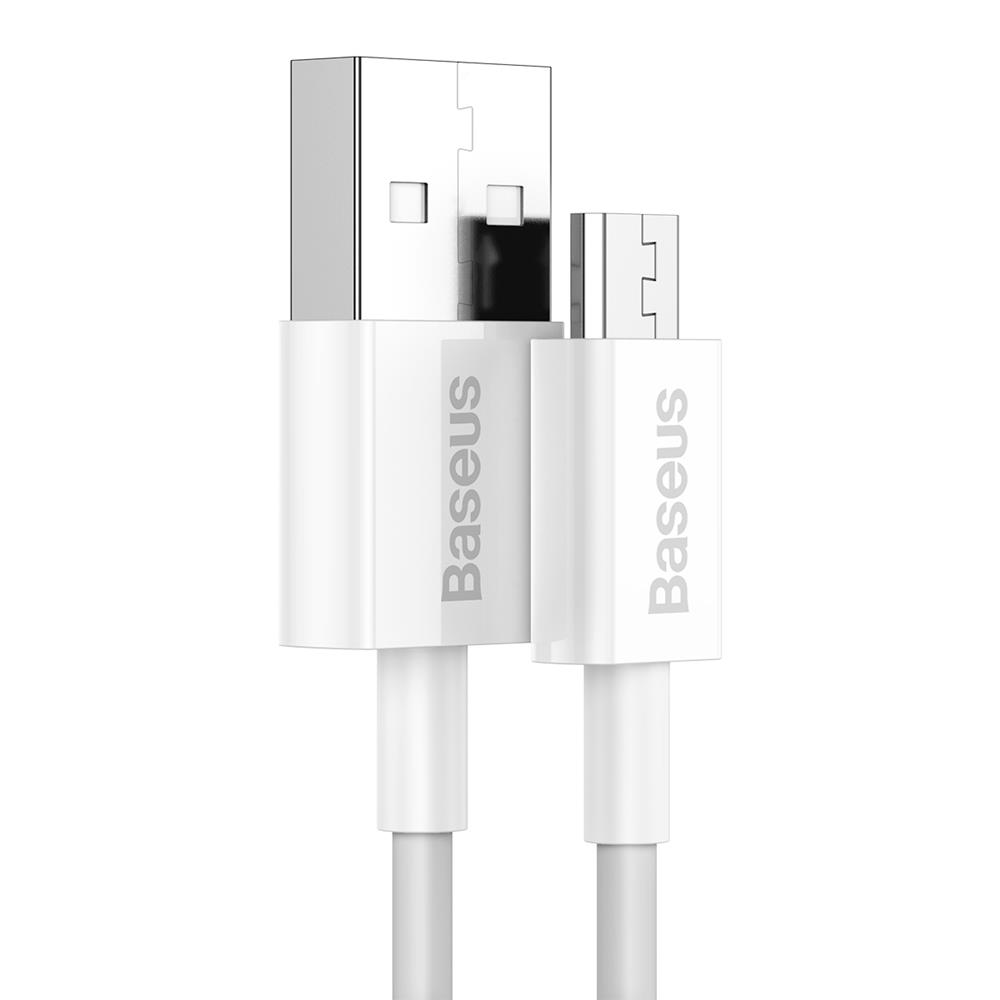 Baseus-kabel Superior USB – microUSB 1,0 m 2,0A vit