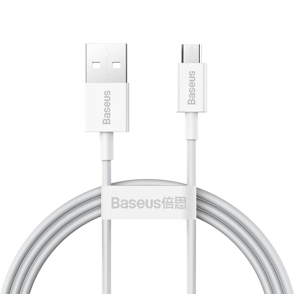 Baseus-kabel Superior USB – microUSB 1,0 m 2,0A vit