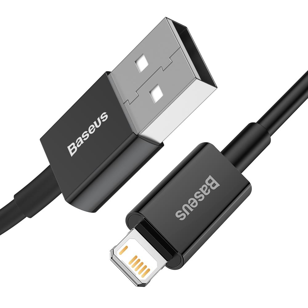 Baseus cable Superior USB – Lightning 1,0 m 2,4A black