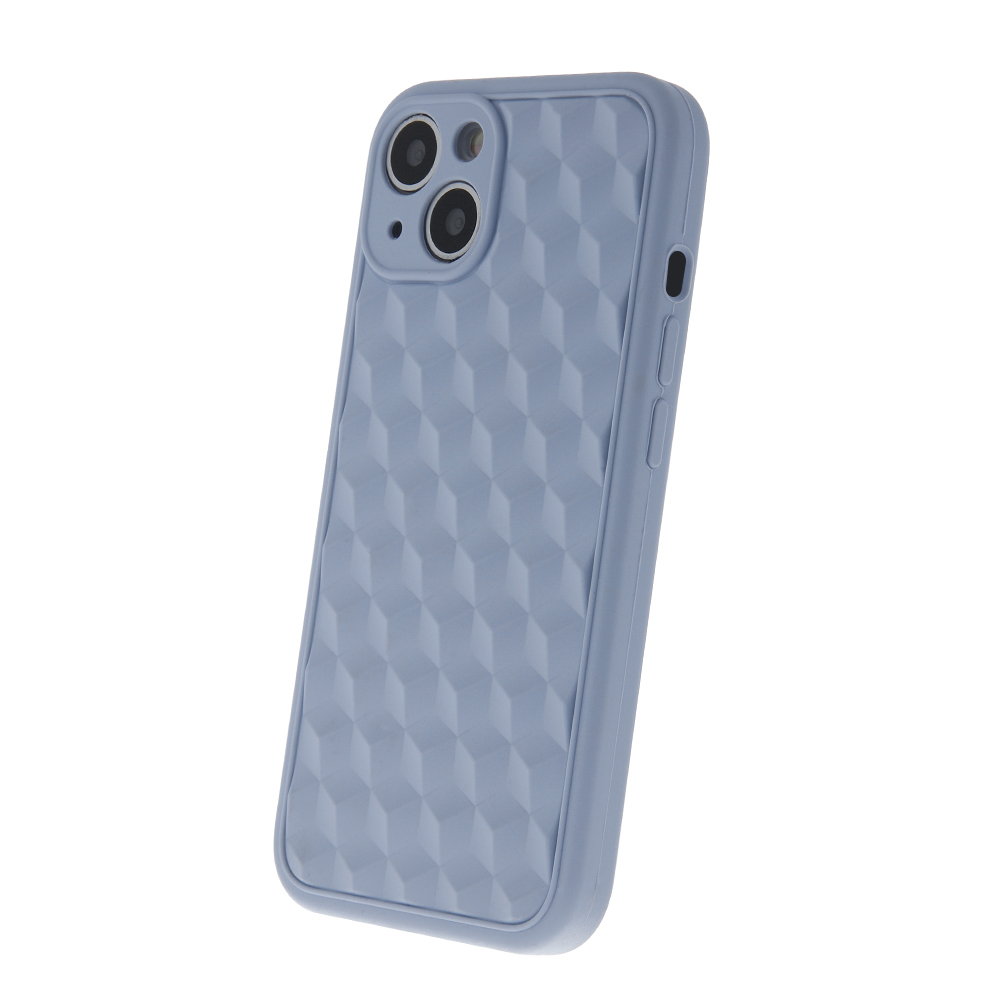 Nakładka 3D Cube do iPhone 14 Plus 6,7" ice