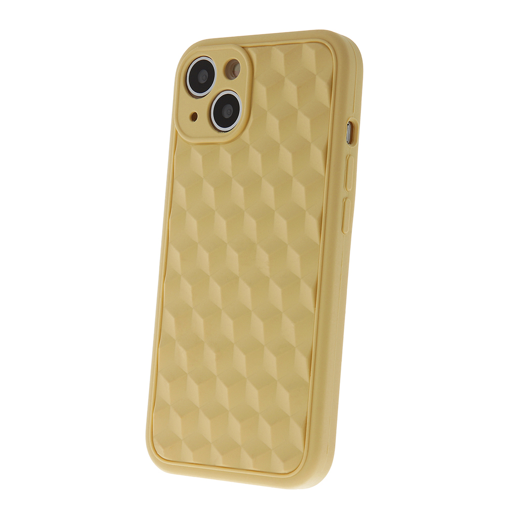 Nakładka 3D Cube do iPhone 14 Pro 6,1" lemon