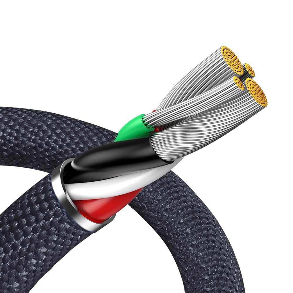 Baseus cable Crystal Shine USB – Lightning 2,0 m 2,4A black