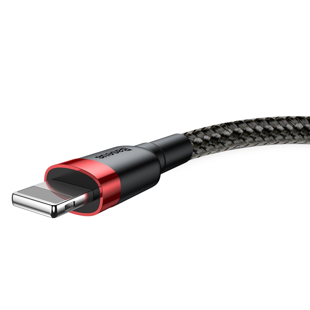 Baseus cable Cafule USB – Lightning 1,0 m 2,4A red-black