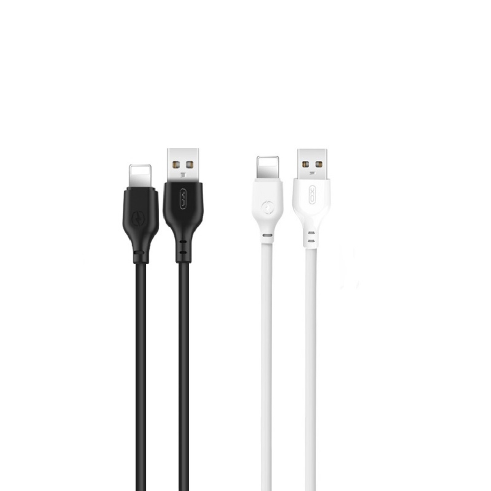 XO-kabel NB103 USB – Lightning 1,0 m 2,1A svart 30 st / vit 20 st set