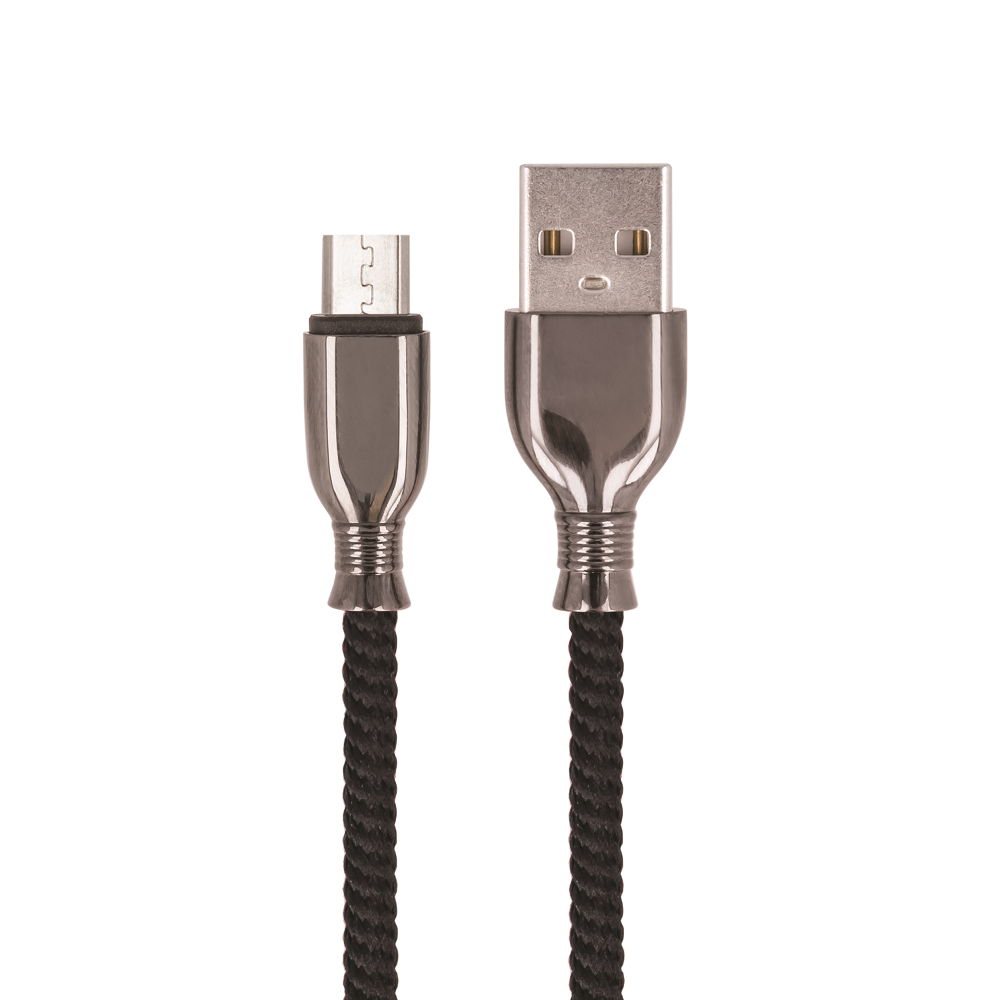Setty sladd USB – microUSB 1,0 m 3A FC-M svart