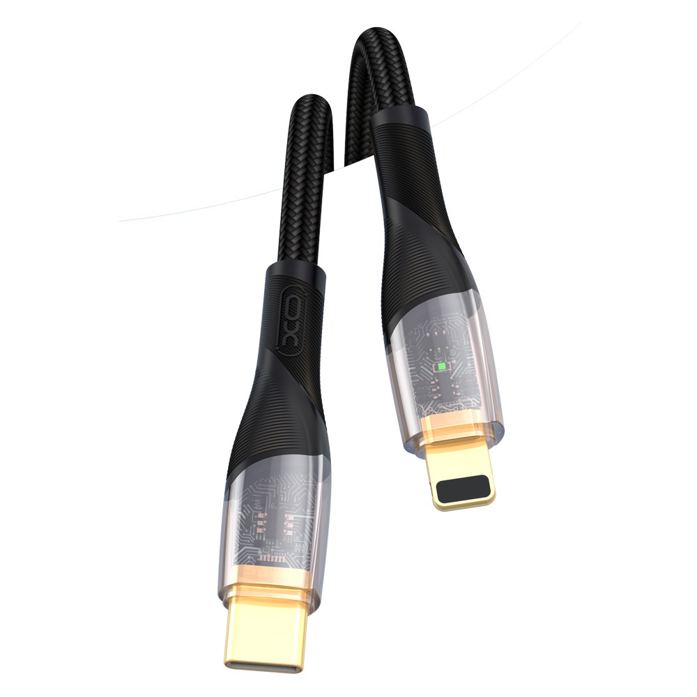 Cable Adaptador XO NB201 OTG USB 2.0 a Lightning - Gris XO SIMPLE IS BEAUTY