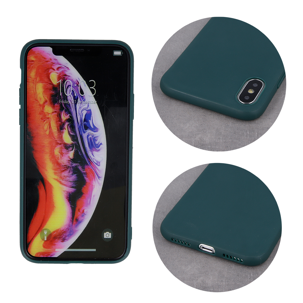 Matt TPU case for Samsung Galaxy M35 5G forest green