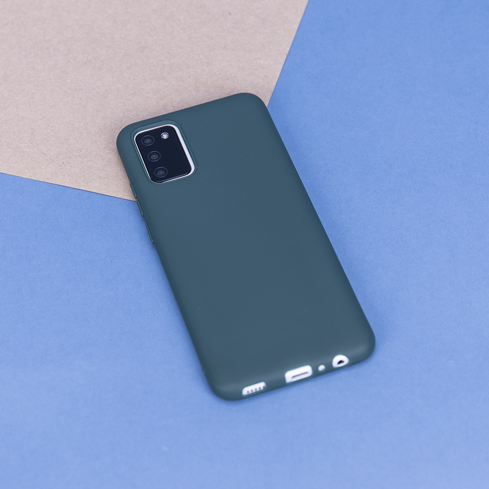 Matt TPU case for Samsung Galaxy M35 5G forest green