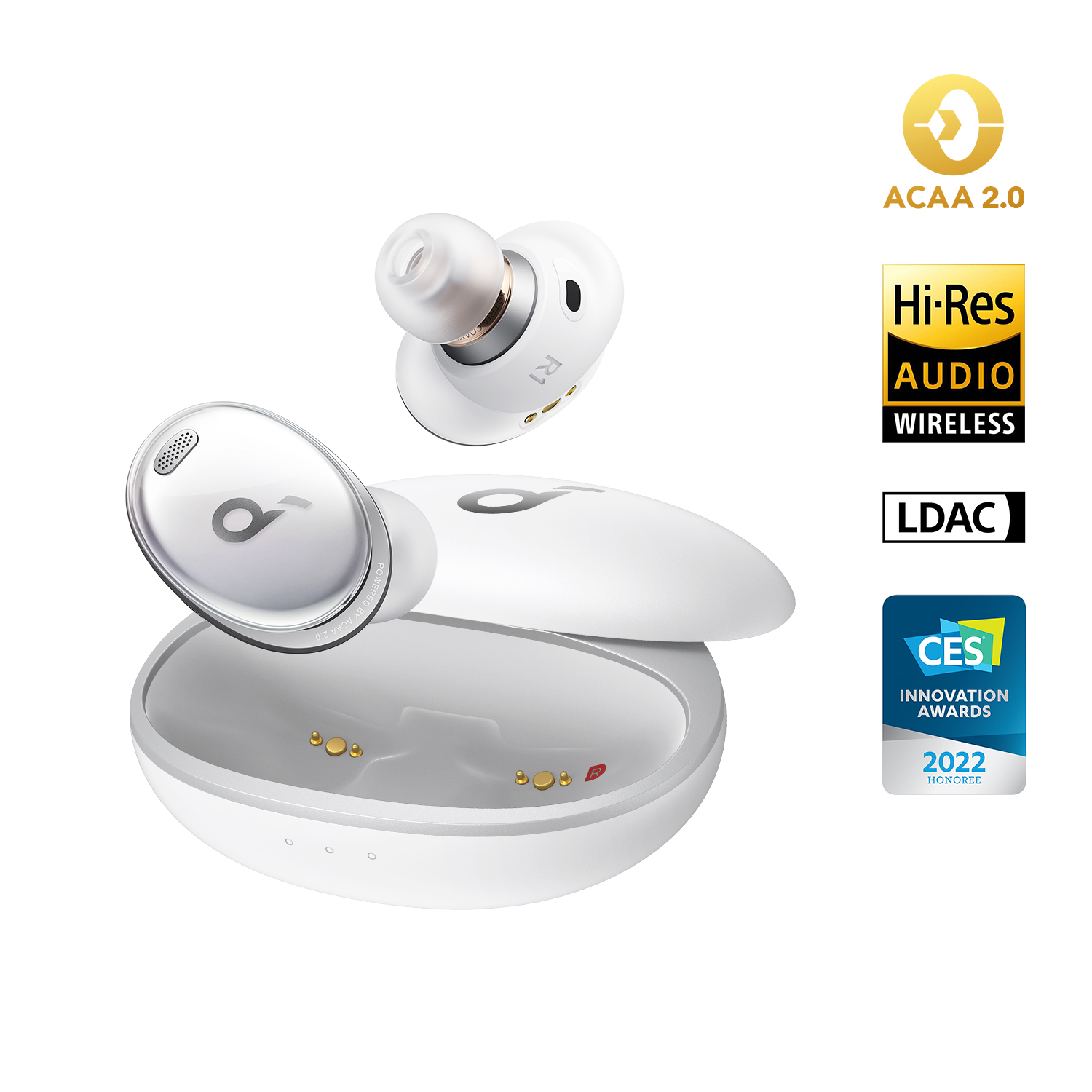 Anker wireless earphones Soundcore Liberty 3 Pro Frost white