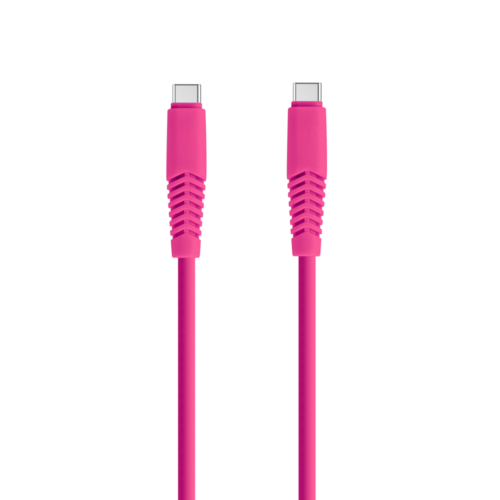 Setty cable USB-C – USB-C 1,5 m 20W KSC-C-1.5206 pink