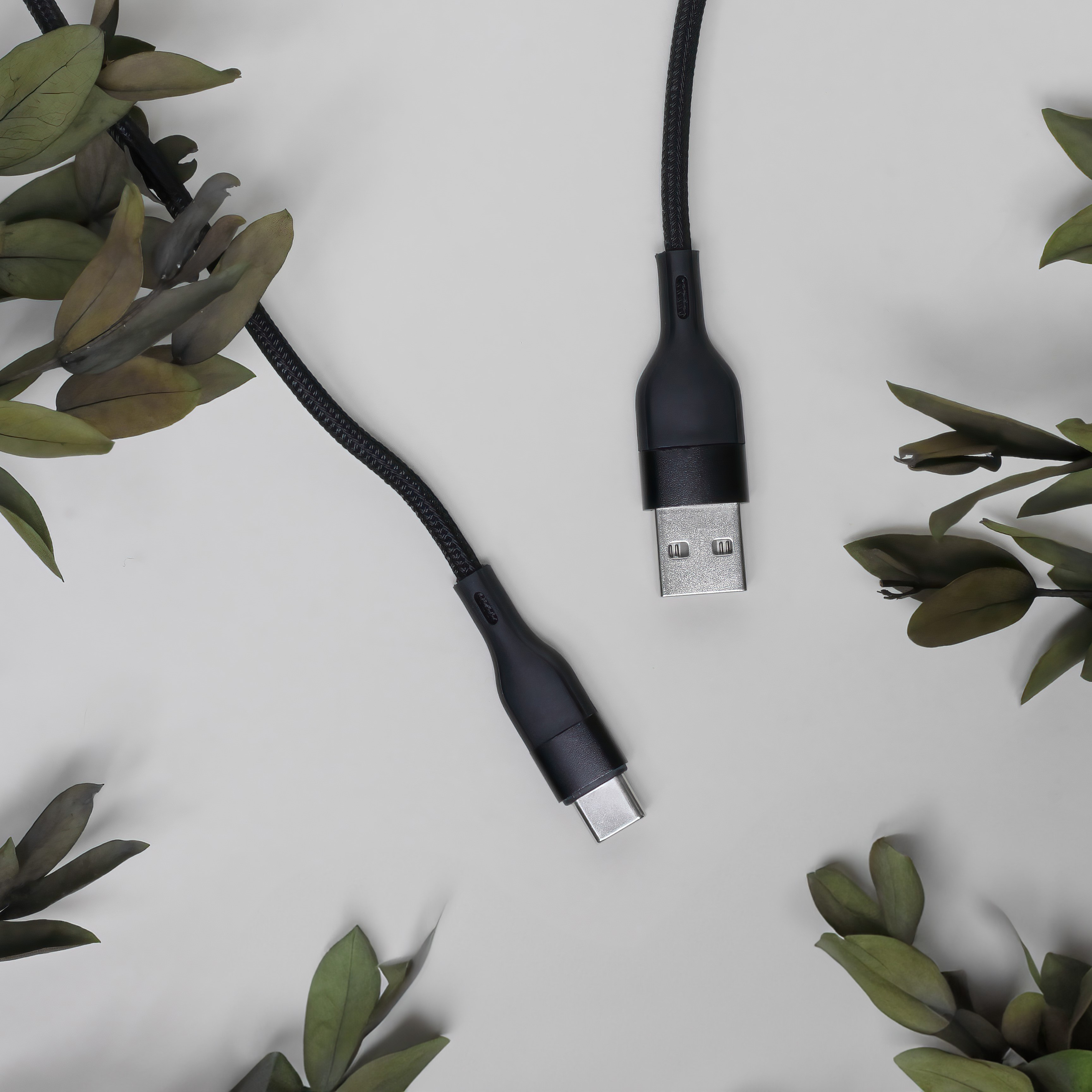 Maxlife MXUC-07 cable USB – USB-C 1,0 m 3A black nylon
