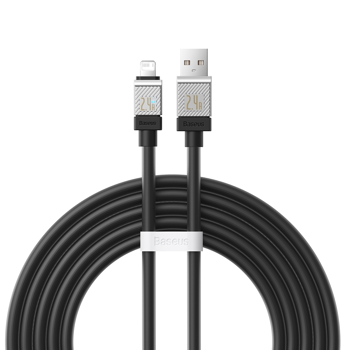 Baseus cable CoolPlay USB – Lightning 2m 2,4A black