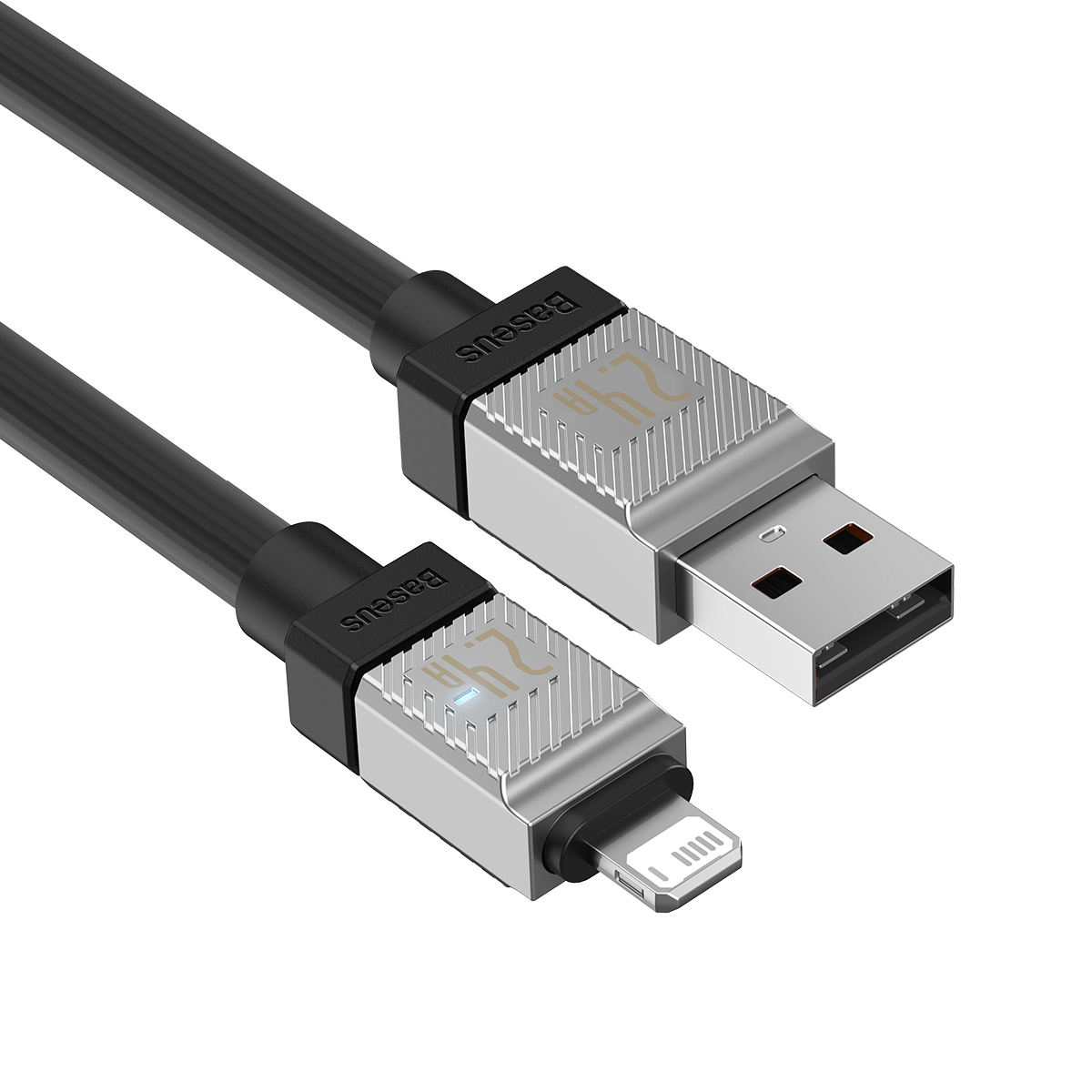 Baseus cable CoolPlay USB – Lightning 2m 2,4A black