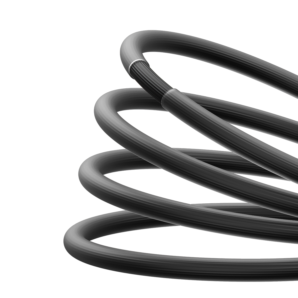 Baseus cable CoolPlay USB – Lightning 2m 2,4A black