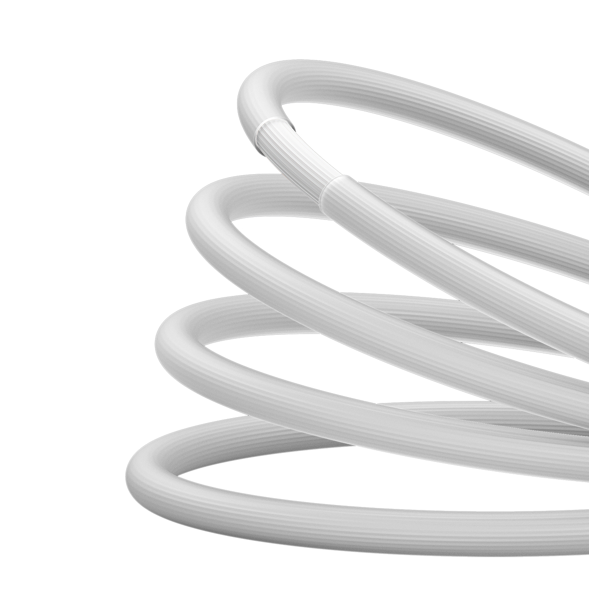 Baseus cable CoolPlay USB – USB-C 2m 100W white