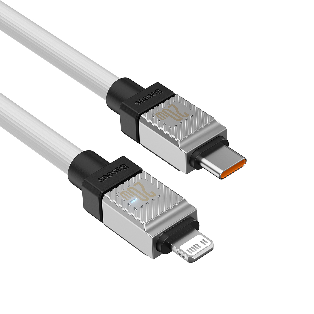 Baseus sladd CoolPlay USB-C – Lightning 2m 20W vit
